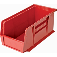 Bacs ultra empilable & suspendable, 5-1/2" la, 5" h x 10-7/8" p, Rouge Sécurité Médic