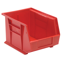 Bacs ultra empilable & suspendable, 8-1/4" la, 7" h x 10-3/4" p, Rouge Sécurité Médic