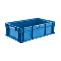 StakPak Plus 4845 System Containers, 15" W x 24" D x 7.5" H, Royal Blue Sécurité Médic
