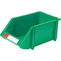 Stack & Hang Bin, 8-3/16" W x 6-3/16" H x 14" D, Green Sécurité Médic