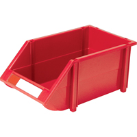 Stack & Hang Bin, 8-3/16" W x 6-3/16" H x 14" D, Red Sécurité Médic