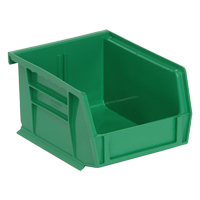Bacs ultra empilable & suspendable, 4-1/8" la, 3" h x 5-3/8" p, Vert Sécurité Médic
