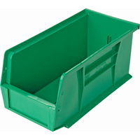 Bacs ultra empilable & suspendable, 5-1/2" la, 5" h x 10-7/8" p, Vert Sécurité Médic
