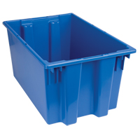 Contenants Stack & Nest, 12" x 23,5" x 15,5", Bleu Sécurité Médic