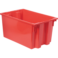 Contenants Stack & Nest, 12" x 23,5" x 15,5", Rouge Sécurité Médic