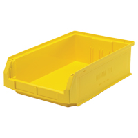 Contenants g&eacute;ants empilables, 12,375" la x 19,75" p x 5,875" h, Jaune Sécurité Médic