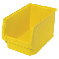 Contenants g&eacute;ants empilables, 12,375" la x 19,75" p x 11,875" h, Jaune Sécurité Médic