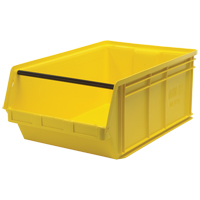 Giant Stacking Containers, 18.375" W x 29" D x 11.875" H, Yellow Sécurité Médic