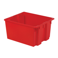 Polylewton Stack-N-Nest&reg; Containers, 13" x 24" x 20", Red Sécurité Médic