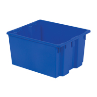 Polylewton Stack-N-Nest&reg; Containers, 13" x 24" x 20", Blue Sécurité Médic