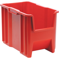 Giant Stacking Containers, 10.875" W x 17.5" D x 12.5" H, Red Sécurité Médic