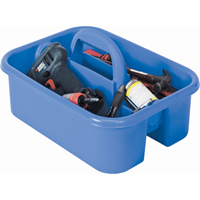 CHARIOT FOURN BLEU 18 1/2"LX13 3/4"LAX8 3/4"H, 5,5" x 13-3/8" x 13-3/8", Bleu Sécurité Médic