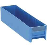 ARMOIRE TIROIR BLEU 11"LX2 3/4"LAX2 1/2"H, 2-3/4" la x 11" p x 2-1/2" h, Bleu Sécurité Médic