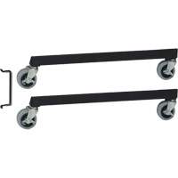 Ensemble mobile de support sur pied pour casiers de rangement &agrave; emboîtement Sécurité Médic