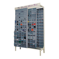 Syst&egrave;me de stockage &agrave; glissi&egrave;re &agrave; bacs basculants autonome, 48" la x 18" p x 77" h, 364 tiroirs Sécurité Médic