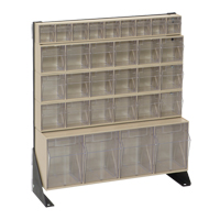 Tip-Out Bins Stand, 23-5/8" W x 8" D x 28" H, 31 Drawers Sécurité Médic