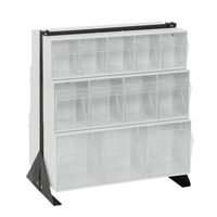 Tip-Out Bins Stand, 23-5/8" W x 16" D x 28" H, 24 Drawers Sécurité Médic