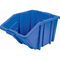 Bac g&eacute;ant en plastique, 15-1/2" la x 13" H x 25" p, Bleu, Capacit&eacute; 200 lb Sécurité Médic