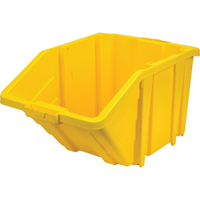 Bac g&eacute;ant en plastique, 15-1/2" la x 13" H x 25" p, Jaune, Capacit&eacute; 200 lb Sécurité Médic