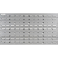 Metal Louvered Panel Bin Support Rack, 32 Bins, 36" W x 1/8" D x 19" H Sécurité Médic