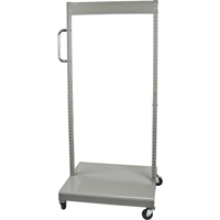 Servante mobile de bacs &agrave; plateaux inclinables - chariot seulement, &agrave; deux c&ocirc;t&eacute;s, 26-1/4" la x 22" p x 57-1/2" h Sécurité Médic