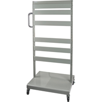 Servante mobile de bacs &agrave; plateaux inclinables - chariot seulement, &agrave; deux c&ocirc;t&eacute;s, 26-1/4" la x 22" p x 57-1/2" h Sécurité Médic