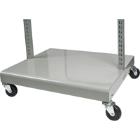Servante mobile de bacs &agrave; plateaux inclinables - chariot seulement, &agrave; deux c&ocirc;t&eacute;s, 26-1/4" la x 22" p x 57-1/2" h Sécurité Médic