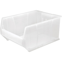 Hulk Containers, 18-1/4" W x 12" H x 23-7/8" D, Clear Sécurité Médic