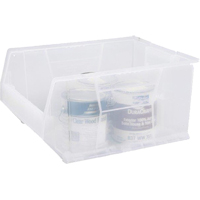 Hulk Containers, 18-1/4" W x 12" H x 23-7/8" D, Clear Sécurité Médic