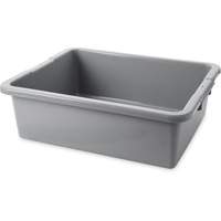 Undivided Bus/Utility Box, 7" H x 21.5" D x 17" L, Polyethylene, Grey Sécurité Médic