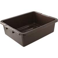 Undivided Bus/Utility Box, 7" H x 21.5" D x 17" L, Plastic, Brown Sécurité Médic