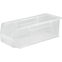 Clear-View Ultra Stack & Hang Bin, 5-1/2" W x 5" H x 14-3/4" D, Clear Sécurité Médic