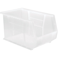 Bac transparent ultra empilable & suspendable, 8-1/4" la, 8" h x 13-5/8" p, Transparent Sécurité Médic