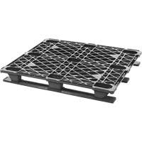 Stackable Plastic Pallet, 4-Way Entry, 48" L x 40" W x 5-3/5" H Sécurité Médic