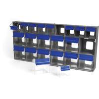 Tilt Bins Unit, 23-5/8" W x 3-5/8" D x 11-1/6" H, 21 Drawers Sécurité Médic