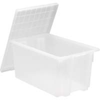 Contenant robuste Stack & Nest, 15" x 19,5" x 29,5", Transparent Sécurité Médic