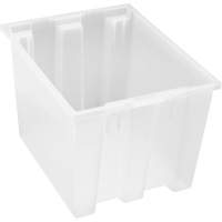 Contenant robuste Stack & Nest, 13" x 15,5" x 19,5", Transparent Sécurité Médic