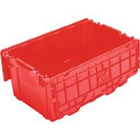 FP243C FliPak Nestable Tote, 26.9" x 16.9" x 12.1", Red Sécurité Médic