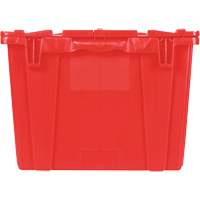 FP243C FliPak Nestable Tote, 26.9" x 16.9" x 12.1", Red Sécurité Médic