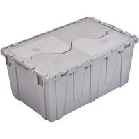 FP243C FliPak Nestable Tote, 26.9" x 16.9" x 12.1", Grey Sécurité Médic