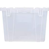 FP243C FliPak Nestable Tote, 26.9" x 16.9" x 12.1", Clear Sécurité Médic