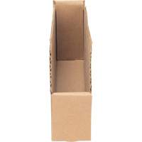 Deep Corrugated Parts Bins, 1-15/16" W x 11-1/4" D x 4-1/2" H, Beige Sécurité Médic