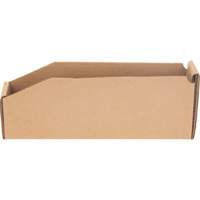 Deep Corrugated Parts Bins, 1-15/16" W x 11-1/4" D x 4-1/2" H, Beige Sécurité Médic