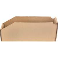 Deep Corrugated Parts Bins, 2-7/8" W x 11-1/4" D x 4-1/2" H, Beige Sécurité Médic