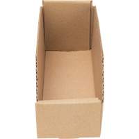 Deep Corrugated Parts Bins, 3-3/4" W x 11-1/4" D x 4-1/2" H, Beige Sécurité Médic