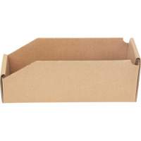 Deep Corrugated Parts Bins, 3-3/4" W x 11-1/4" D x 4-1/2" H, Beige Sécurité Médic