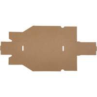Deep Corrugated Parts Bins, 3-3/4" W x 11-1/4" D x 4-1/2" H, Beige Sécurité Médic