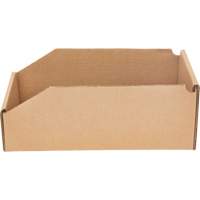 Deep Corrugated Parts Bins, 5-3/4" W x 11-1/4" D x 4-1/2" H, Beige Sécurité Médic