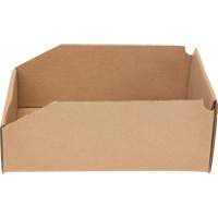 Deep Corrugated Parts Bins, 7-5/8" W x 11-5/16" D x 4-1/2" H, Beige Sécurité Médic