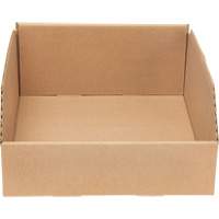 Boîtes profondes en carton ondul&eacute;, 11-3/4" la x 11-1/4" p x 4-1/2" h, Beige Sécurité Médic